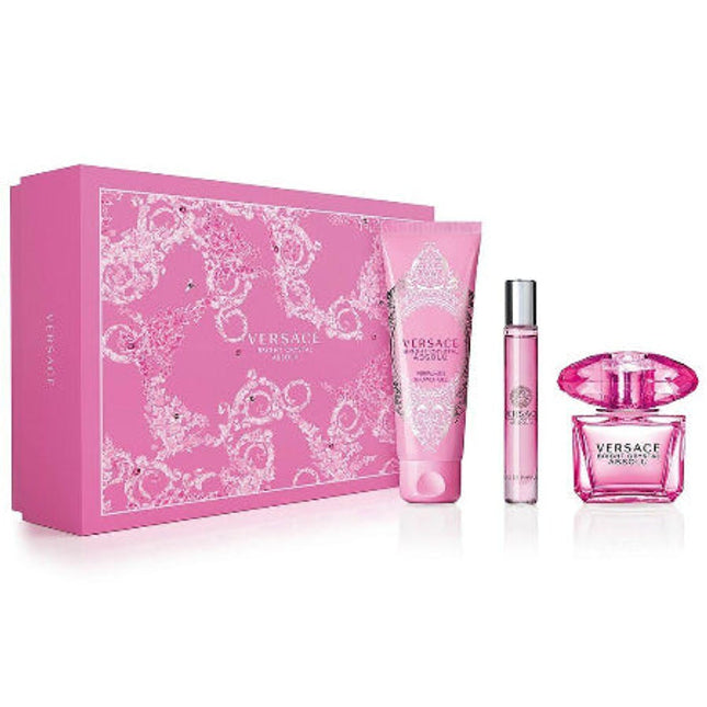 Versace Bright Crystal Absolu 3 Piece Gift Set Versace