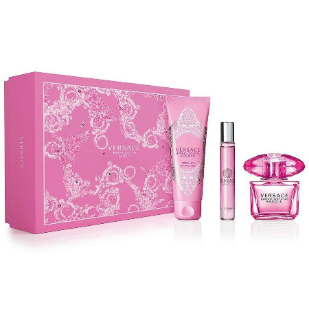 Versace Bright Crystal Absolu 3 Piece Gift Set Versace