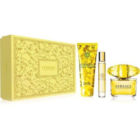 Versace Yellow Diamond 3 Piece Gift Set Versace