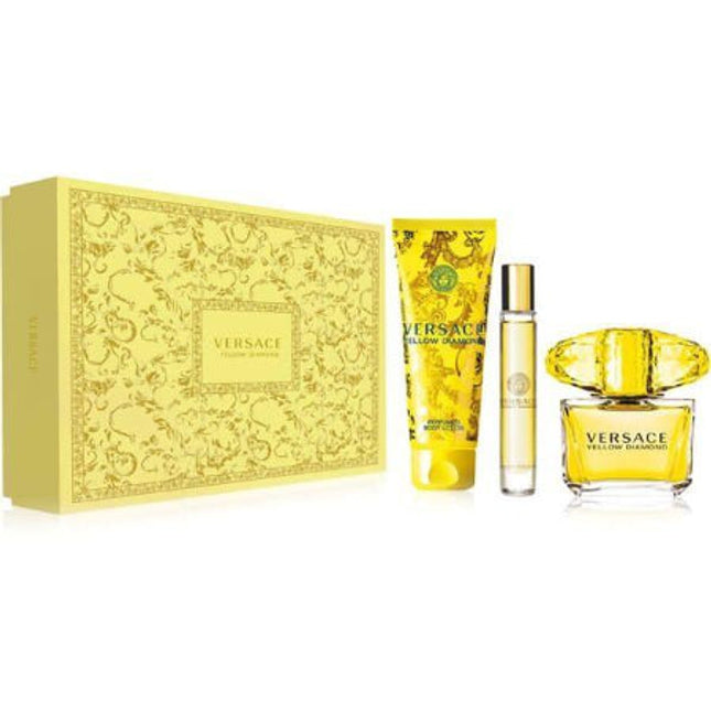 Versace Yellow Diamond 3 Piece Gift Set Versace