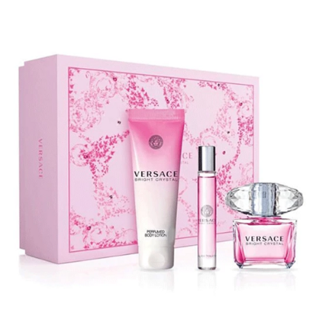 Versace Bright Crystal 3 Piece Gift Set Versace