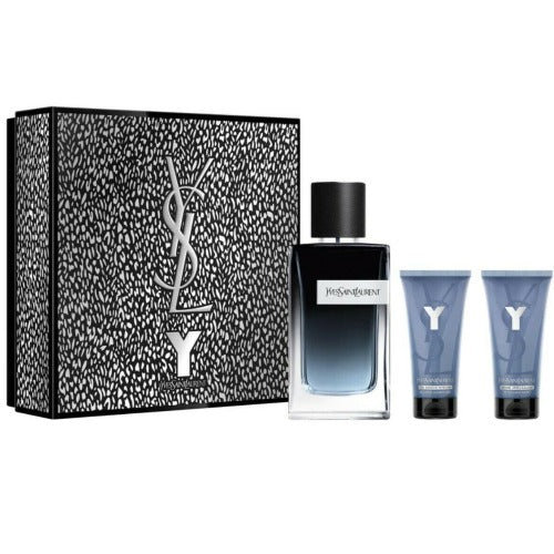 YSL Y Eau De Parfum 3 Piece Gift Set Yves Saint Laurent