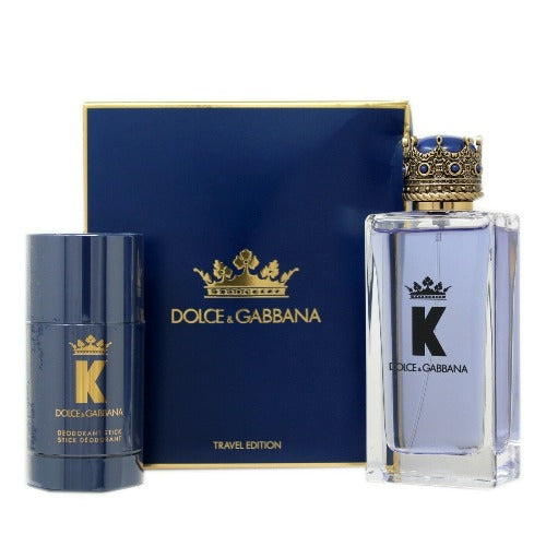 K By Dolce & Gabbana Eau de Toilette 2 Piece Gift Set for Men