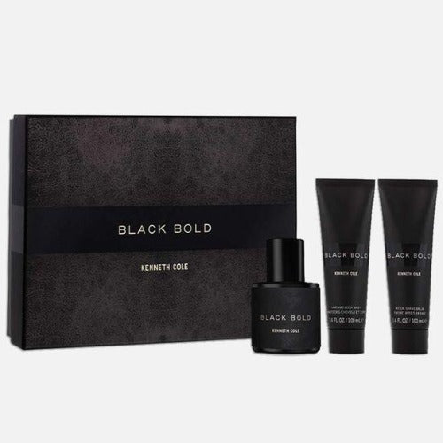 Kenneth Cole Black Bold 3 Piece Gift Set for Men