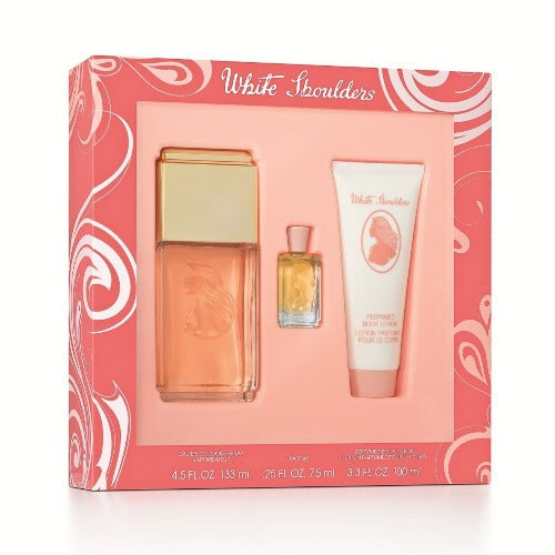 Evyan White Shoulders 3 Piece Gift Set for Women